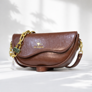Luxury Brown Leather Shoulder Bag