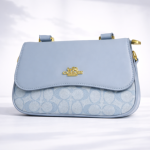 Sky Blue Elegant Designer Shoulder Bag