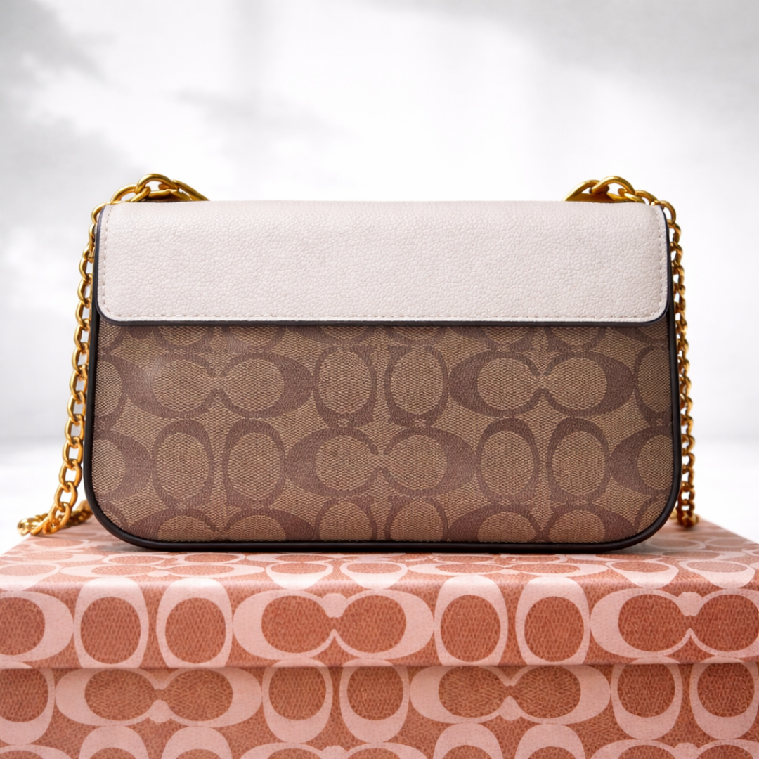 Luxury Two-Tone Signature Chain Bag