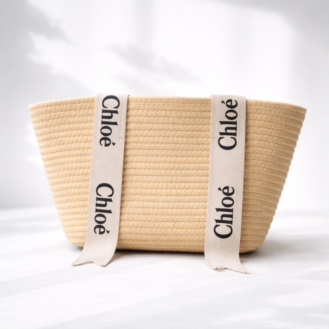 Luxury Straw Hand Bag – Natural Woven Summer Handbag