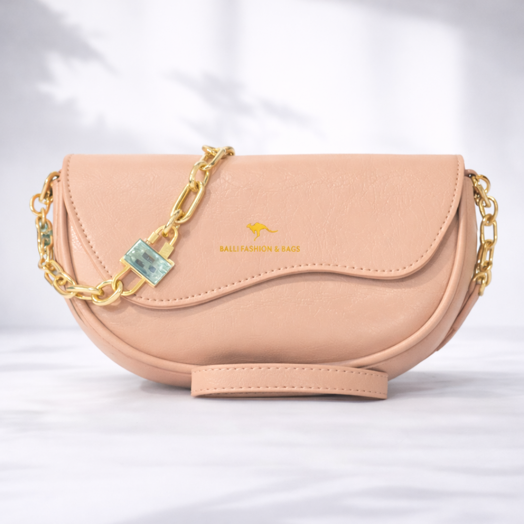 Luxury Brown Leather Shoulder Bag