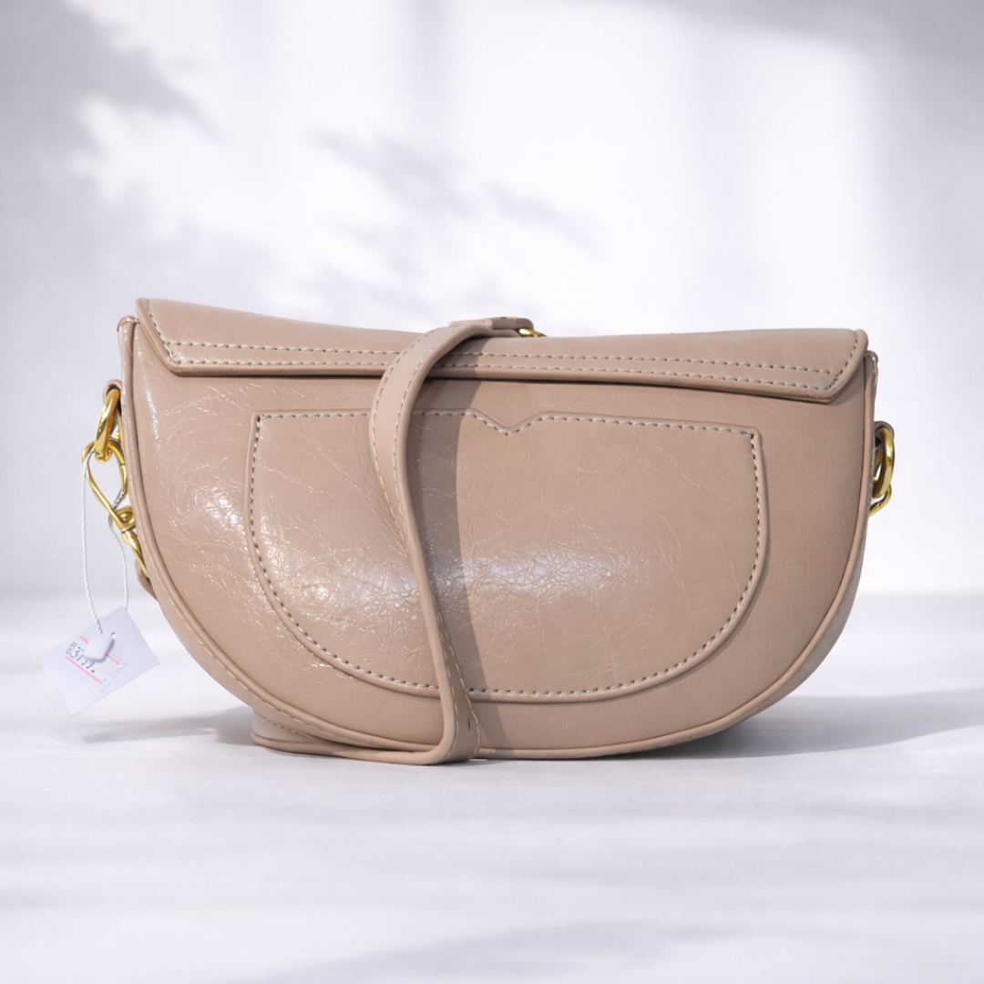 Luxury Brown Leather Shoulder Bag