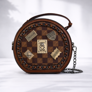Luxury Vintage Round Crossbody Bag