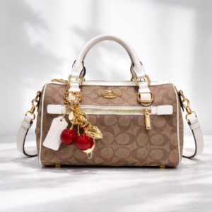 Luxury Monogram Brown Boston Bag