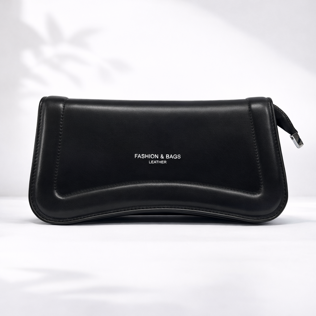 Elegant Ivory Leather Shoulder Bag