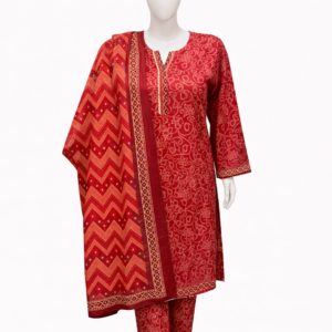 3 Pcs Ready to Wear Printed Lawn Suit