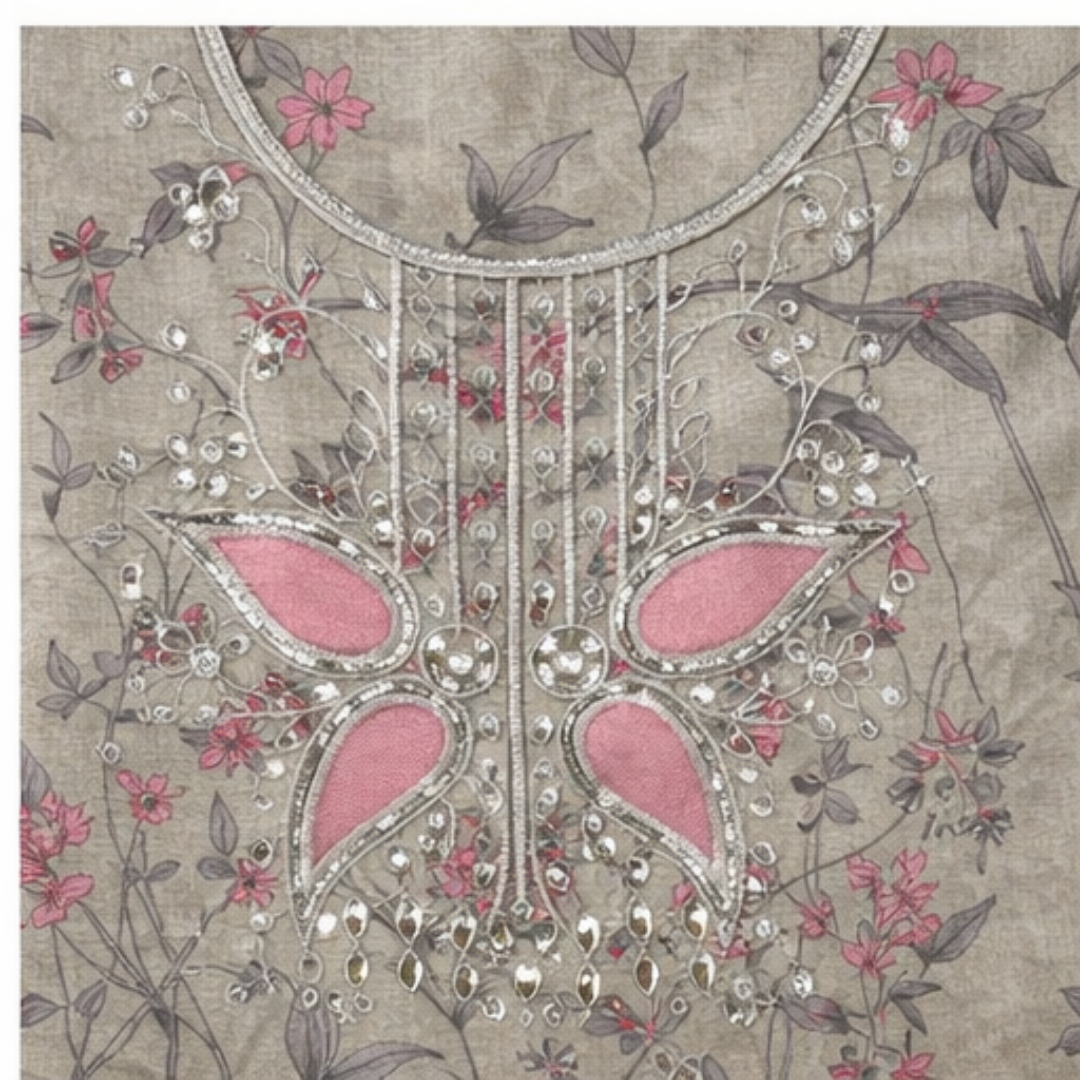 Embroidered Lawn 3 PCS Suit - Summer Collection