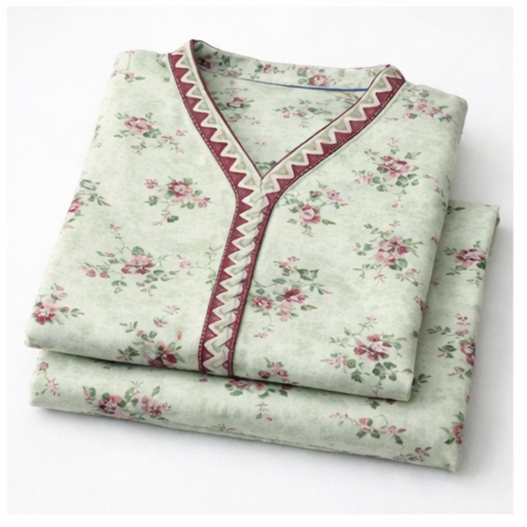 2 Pcs Ready to Wear Printed Lawn Suit