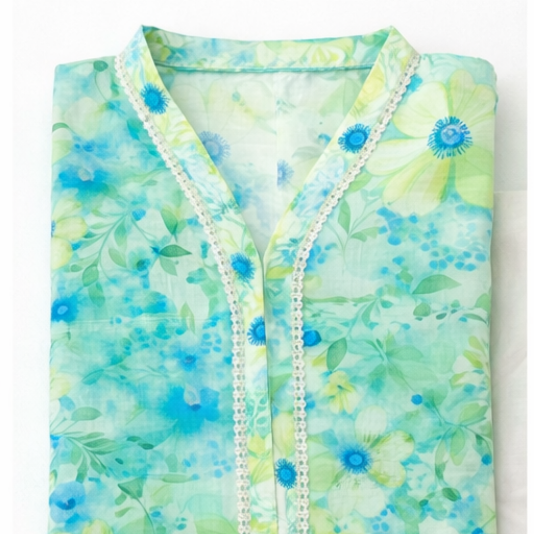 2 Pcs Ready to Wear Printed Lawn Suit