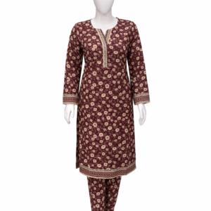 2 Pcs Ready to Wear Printed Lawn Suit