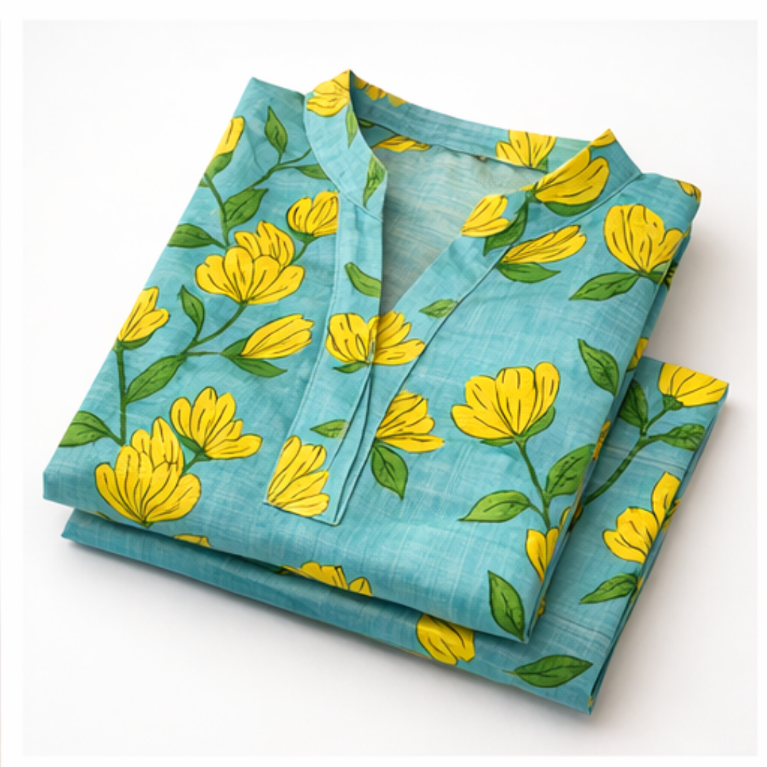 2 Pcs Ready to Wear Printed Bana Dora Lawn Suit