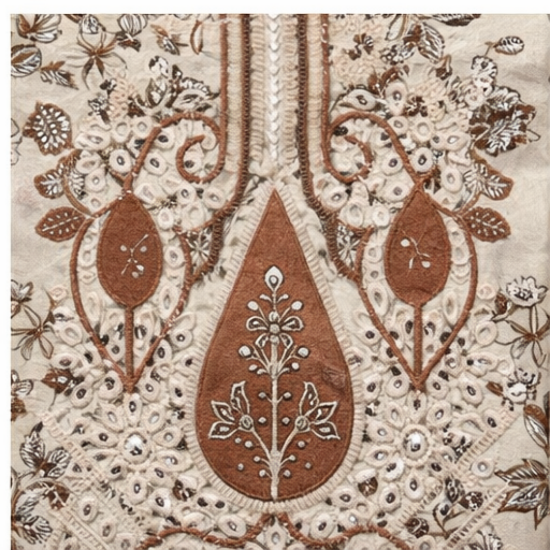 Embroidered Lawn 3 PCS Suit - Summer Collection