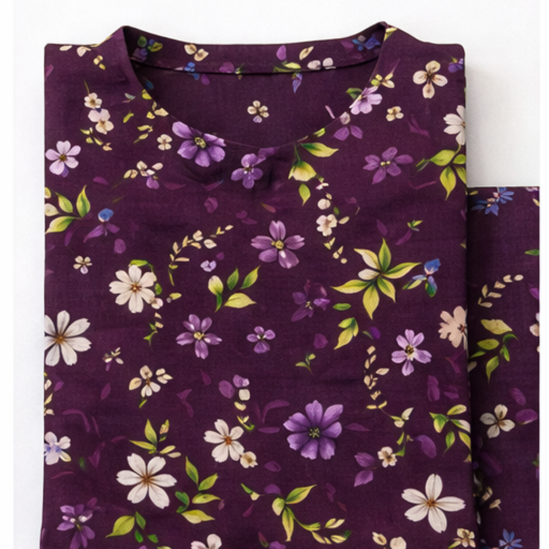 2 Pcs Ready to Wear Printed Bana Dora Lawn Suit