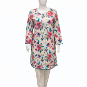 2 Pcs Ready to Wear Printed Bana Dora Lawn Suit