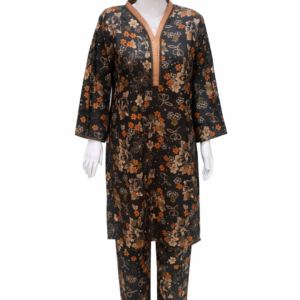 2 Pcs Ready to Wear Printed Lawn Suit