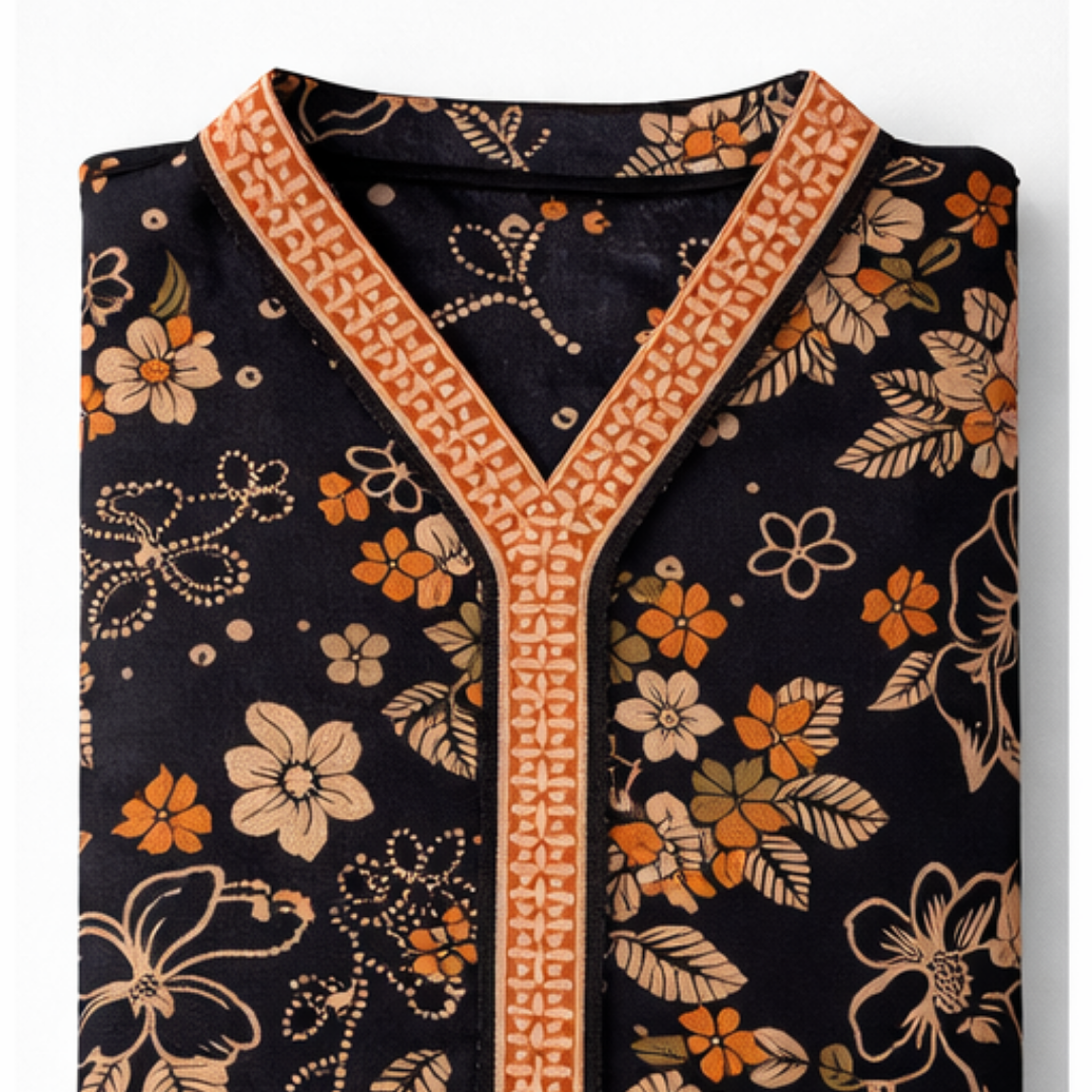 2 Pcs Ready to Wear Printed Lawn Suit