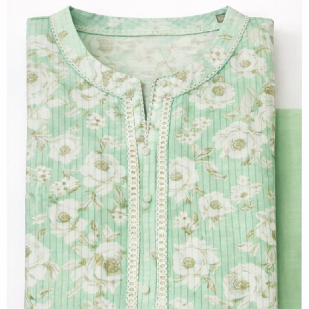 2 Pcs Ready to Wear Printed Lawn Suit