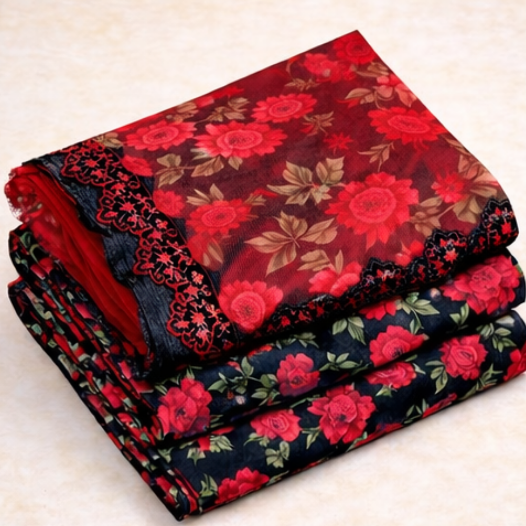 Embroidered Lawn 3 PCS Suit - Summer Collection