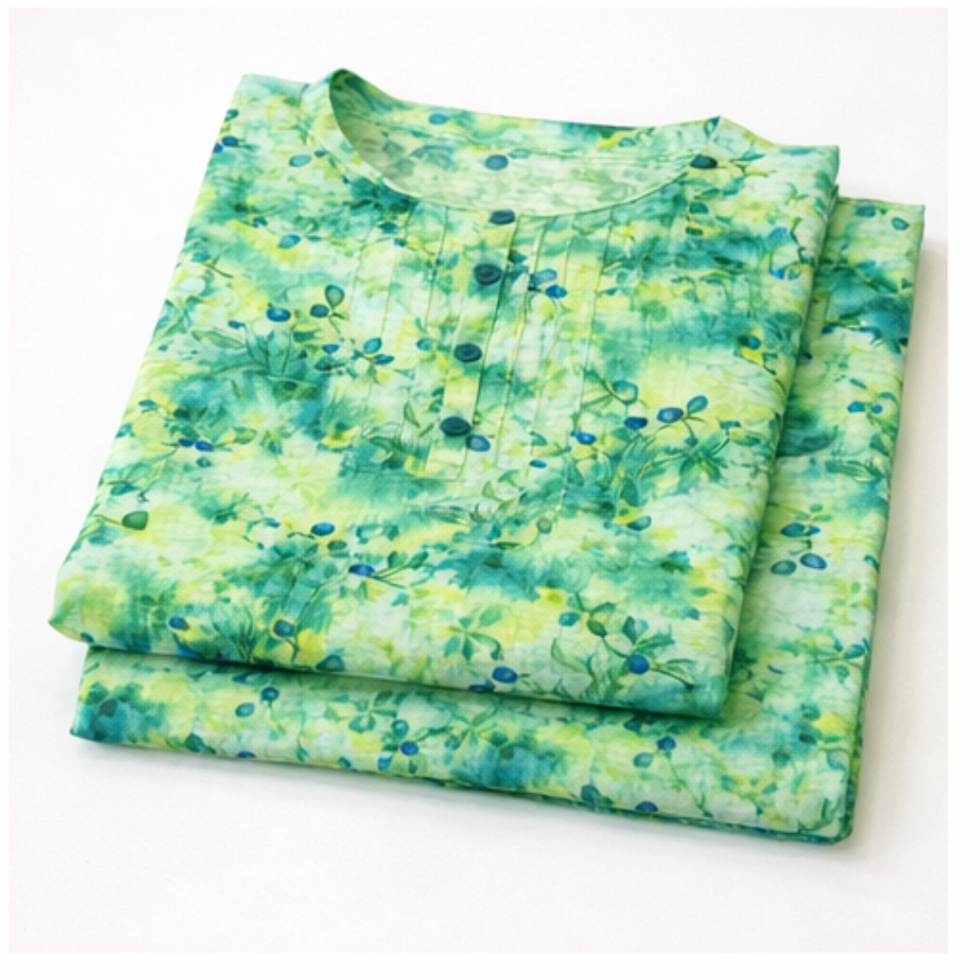 2 Pcs Ready to Wear Printed Bana Dora Lawn Suit