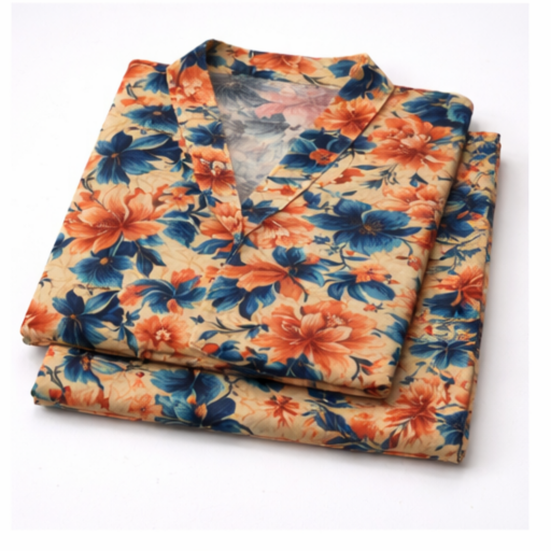 2 Pcs Ready to Wear Printed Bana Dora Lawn Suit