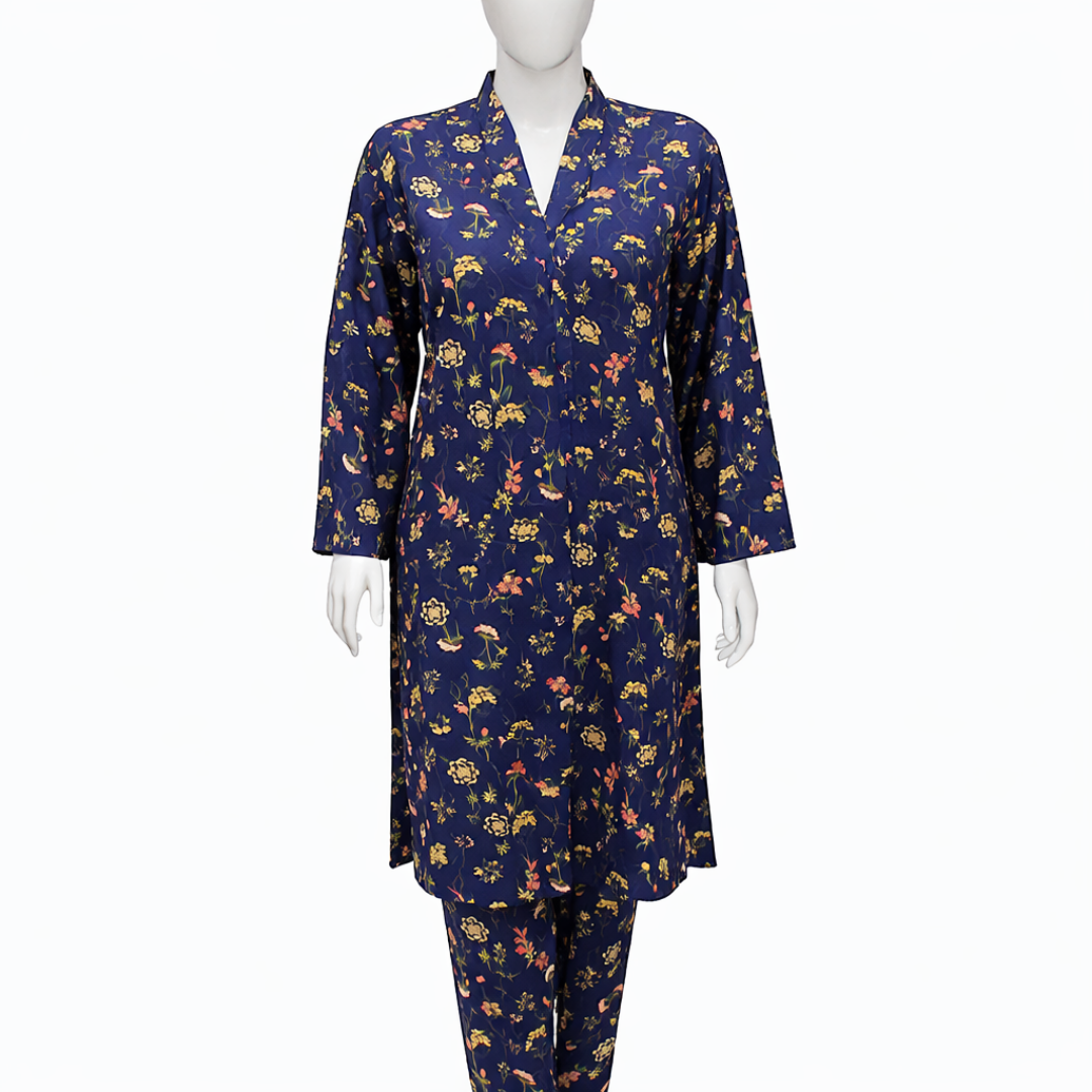 2 Pcs Ready to Wear Printed Bana Dora Lawn Suit