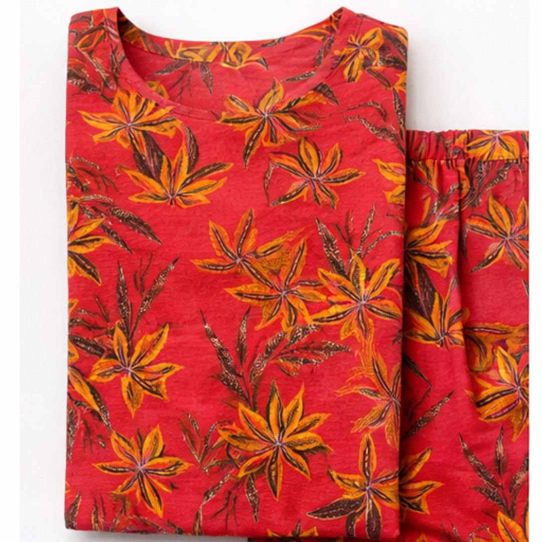 2 Pcs Ready to Wear Printed Bana Dora Lawn Suit