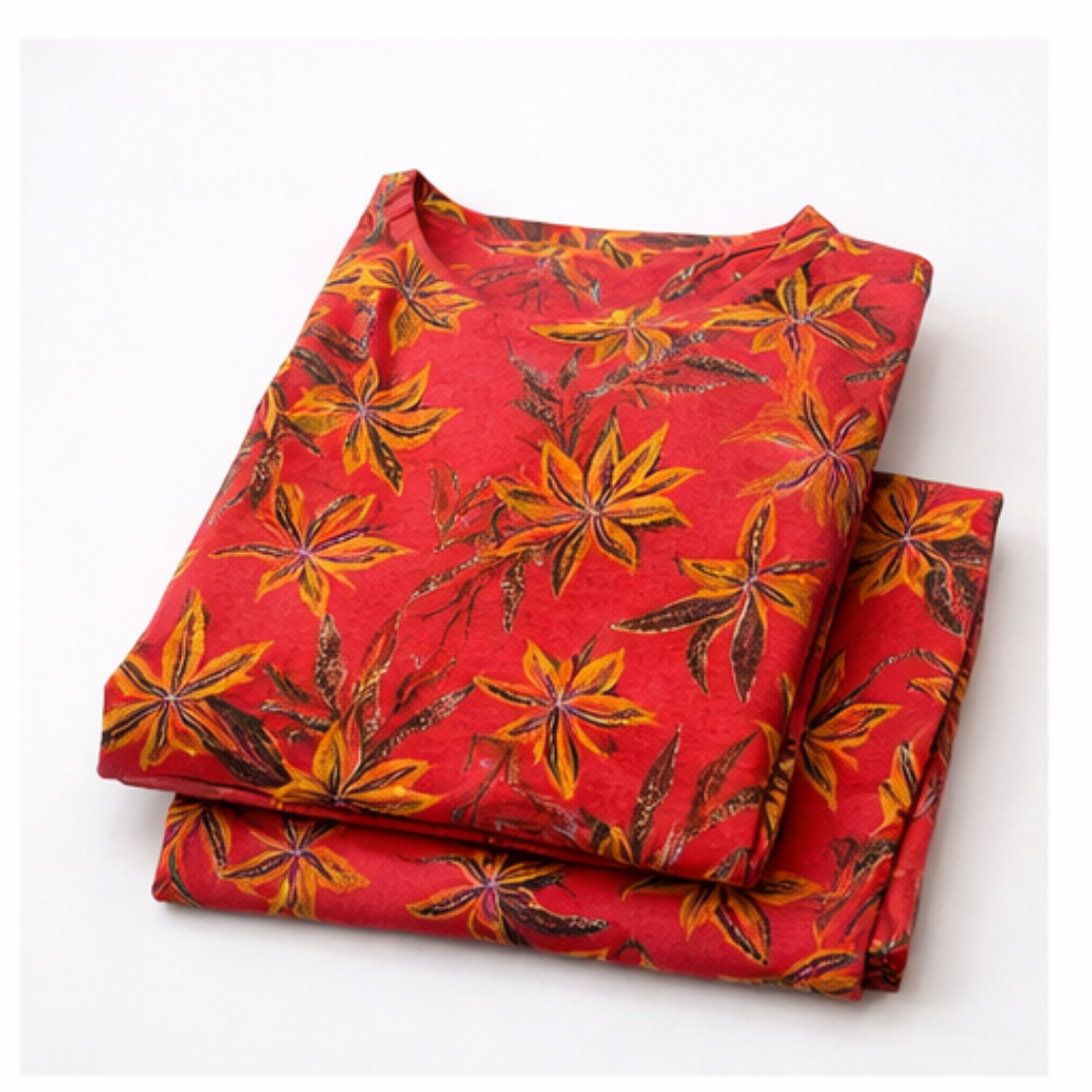 2 Pcs Ready to Wear Printed Bana Dora Lawn Suit