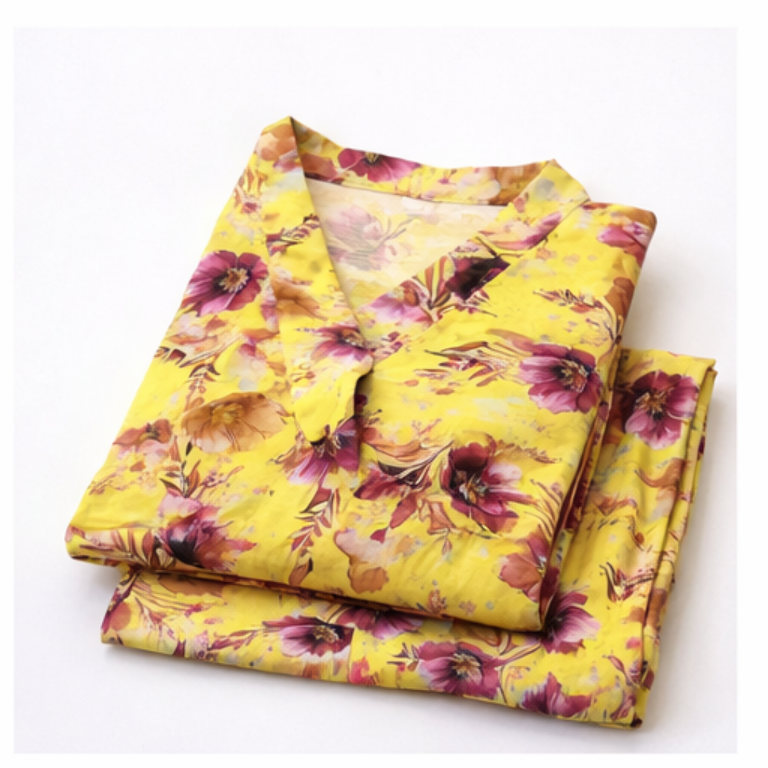 2 Pcs Ready to Wear Printed Bana Dora Lawn Suit