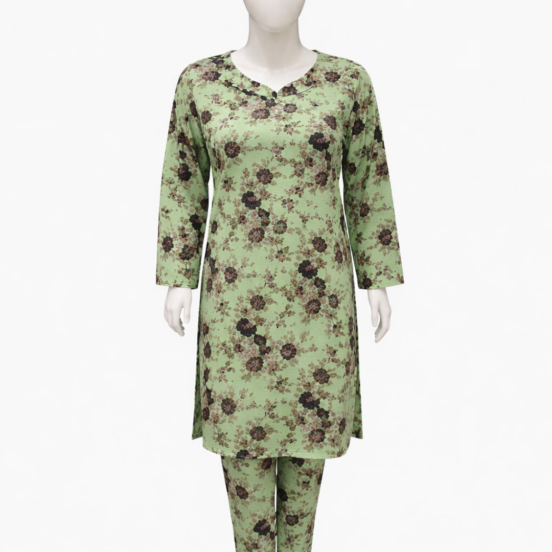 2 Pcs Ready to Wear Printed Bana Dora Lawn Suit