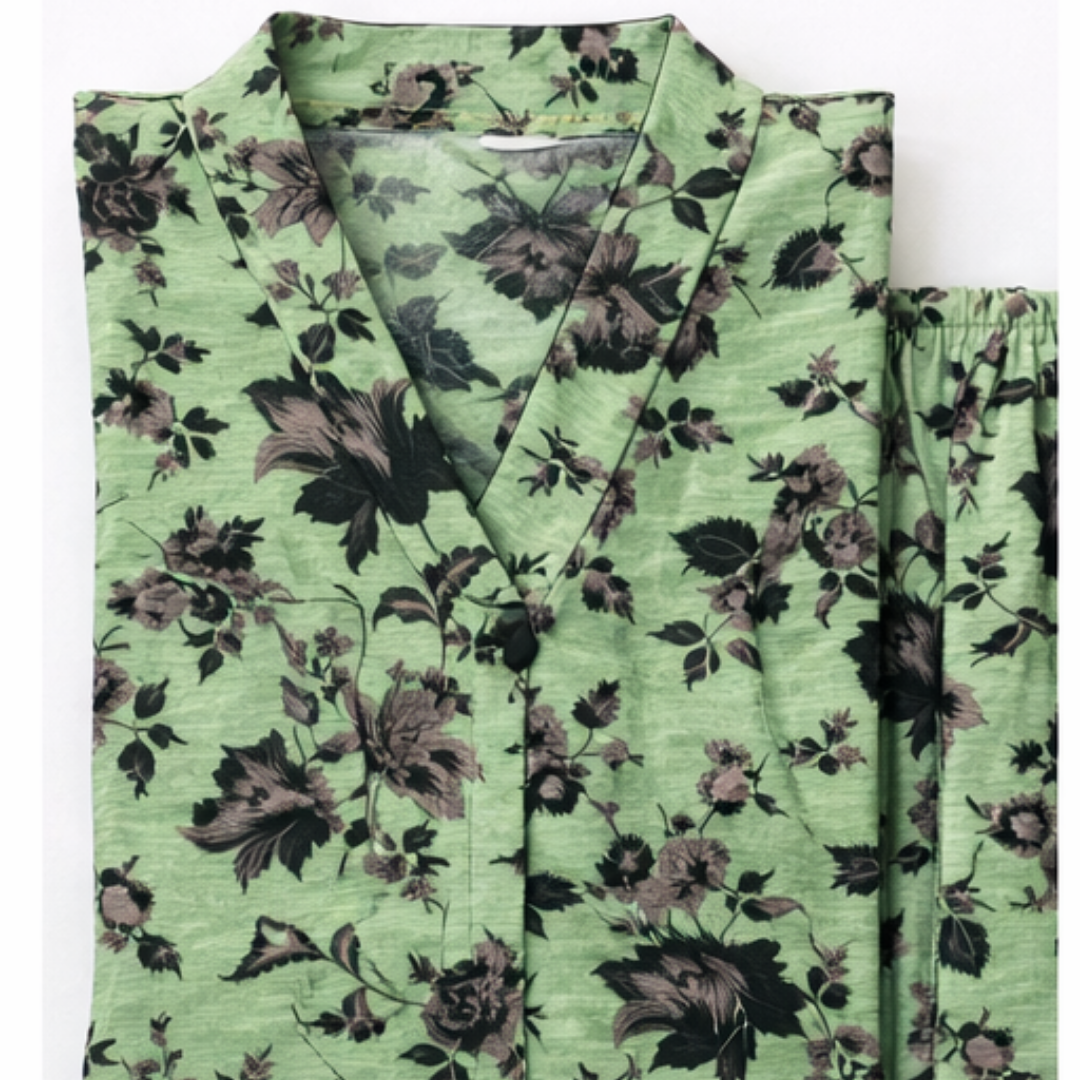 2 Pcs Ready to Wear Printed Bana Dora Lawn Suit