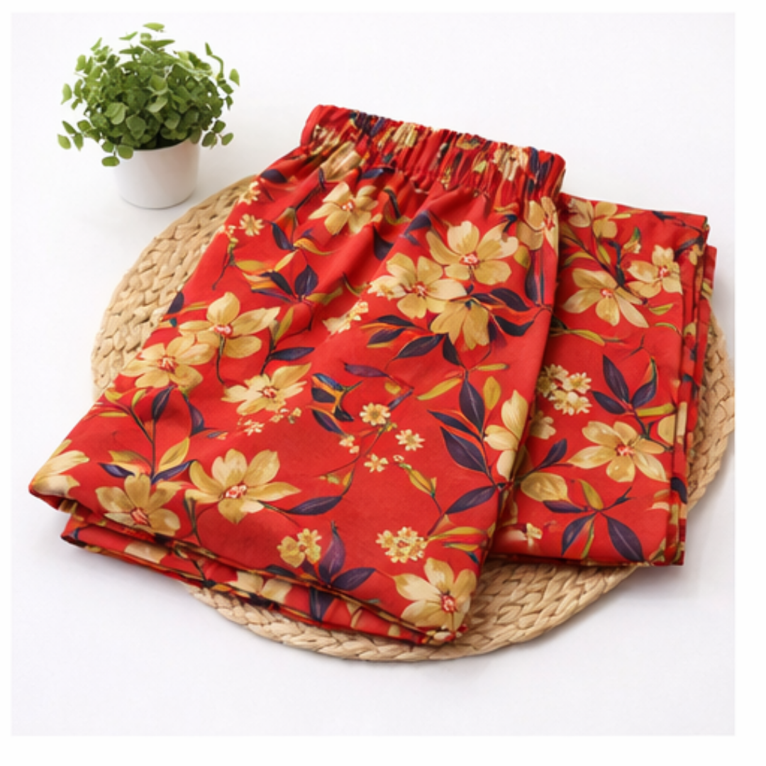 2 Pcs Ready to Wear Printed Bana Dora Lawn Suit