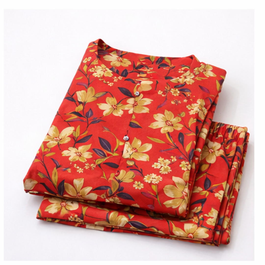 2 Pcs Ready to Wear Printed Bana Dora Lawn Suit