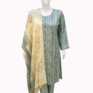 3 Pcs Ready to Wear Printed Lawn Suit