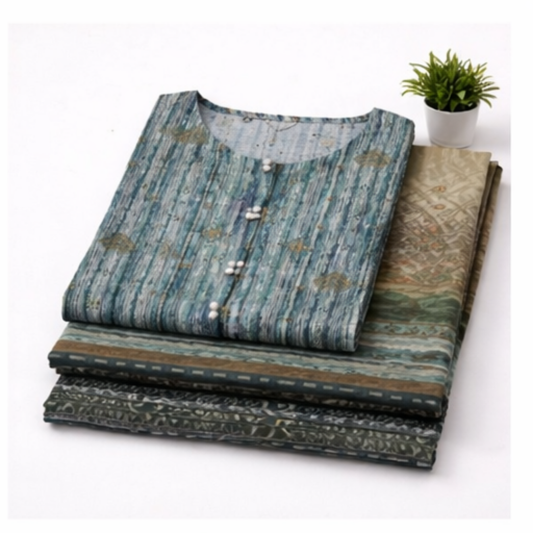 3 Pcs Ready to Wear Printed Lawn Suit